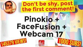 Pinokio + FaceFusion + Webcam 17