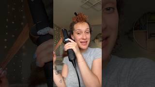 IM STRAIGHTENING MY HAIR!! #curlytostraight