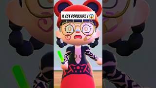 UN HABITANT TROP POPULAIRE DANS MON CAMPING ACNH ! #animalcrossing #acnh #shortsfeed #shorts