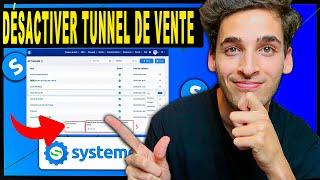 Comment désactiver un tunnel de vente Systeme IO (sans le supprimer)